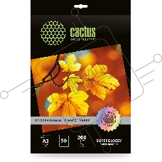 Фотобумага Cactus Prof CS-HGA326050 A3/260г/м2/50л./белый глянцевое для струйной печати