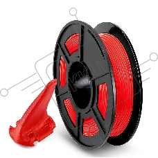 Филамент NVPRINT TPU Red для 3D печати диаметр 1.75мм  длина 165 метров  масса 0,5 кг