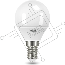 Лампа светодиодная LED Elementary Шар 12W 920lm E14 4100K 53122 Gauss