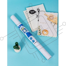 Пленка Deli EH831 Uspire для книги с липк.сл. ПП гладкая прозр. 500х3000