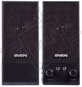 Колонки Sven SPS-604 2.0 черный 4Вт