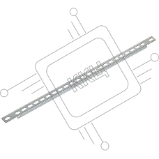 Планка 730 TITAN (уп.2шт) ИЭК YKM40-P-730