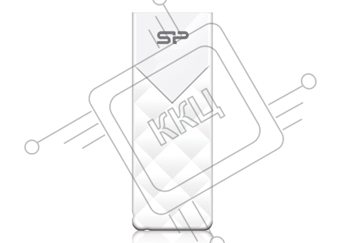 Флеш диск Silicon Power 8Gb Ultima U03 SP008GBUF2U03V1W USB2.0 белый