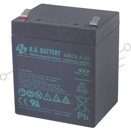 Батарея B.B. Battery HRC 5.5-12 (12V 5Ah)