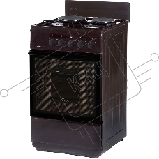 Плита комбинированная Flama RK 2201 B коричневый, конфорок 4 шт, духовка 50 л, 50 см x 85 см x 60 см