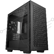 Компьютерный корпус Deepcool CH370 черный без БП mATX 1x120mm 1xUSB2.0 1xUSB3.0 audio bott PSU