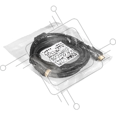Кабель HDMI ExeGate EX-CC-HDMI-3.0F (19M/19M, 3м, v1.4b, ферритовые кольца, позолоченные контакты)