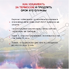 Термос Starwind 22-500 0.45л. черный картонная коробка