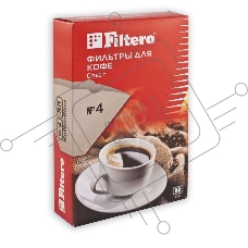 Фильтры для кофе Filtero №4/80,  для кофеварок капельного типа,  бумажные,  80 шт