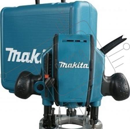 Фрезер Makita RP0900K 900Вт,27000об\м,ход-35мм,цанга-6\8мм,2.7кг,чем