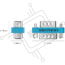 Адаптер переходник Vention VGA 15M/ VGA 15M