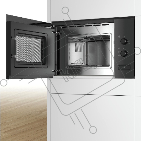 Микроволновая печь встраиваемая Bosch BFL520MB0, черный