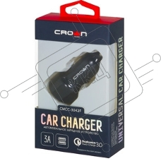 Автомобильное универсальное зарядное устройство Crown CMCC-004