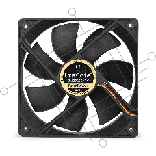 Вентилятор для корпуса ExeGate ExtraPower EP12025S3PM черный, 120 мм, 1800 об/мин, 28 дБ, 3 pin