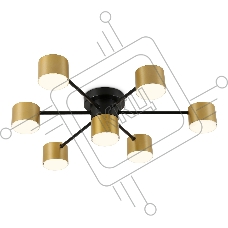 Потолочный светильник Ambrella light FL51726/7 BK/GD черный/золото GX53/7 max 12W 645*135