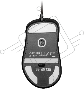 Мышь проводная Cooler Master MM-730-KKOL1 MM730/Wired Mouse/Black Matte