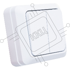 Выключатель 1 кл. скрытой установки 10А 250В IP20, белый (керамика) 