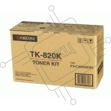 Картридж лазерный Kyocera-Mita TK-820K черный для FS-C8100DN 15000стр.