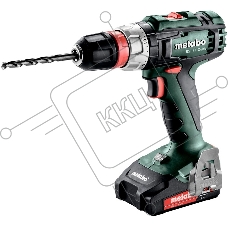 Дрель-шуруповерт Metabo BS 18 L Quick 602320500, Аккумуляторный, 18В, 2 АКБ, Кейс
