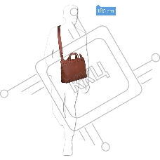 Сумка мужская Piquadro Black Square CA4021B3/TM, темно-коричневый, натур.кожа
