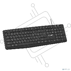 Клавиатура CBR KB 115 USB, 104 кл., офисн., 1,8 м, резиновые ножки