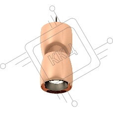 Светильник Ambrella Light XP1144010 PPG/SBK/PBK золото розовое полированное/черный песок/черный полированный MR16 GU5.3