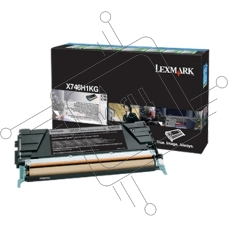 Картридж лазерный LEXMARK черный для Lexmark X746de\nLexmark X748de\nLexmark X748dte 12к