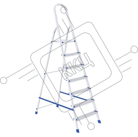 Стремянка СИБРТЕХ 97717  7 ступеней алюминиевая