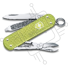 Нож перочинный Victorinox Classic Lime Twist (0.6221.241G) 58мм 7 функций карт.коробка