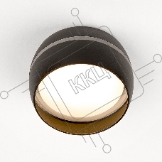 Спот GWL-GX53-M-IP20 Чаша Черный с боковым рассеивателем