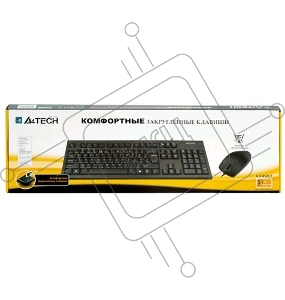 Клавиатура + мышь A4 Bloody KR-8520D / USB/ Wired / Black