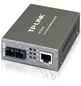 Медиаконвертер TP-Link SMB MC100CM 10/100Mbps RJ45 to 100Mbps multi-mode SC fiber Converter, Full-duplex,up to 2Km, switching power adapter, chassis mountable