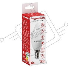 Лампа светодиодная Hiper THOMSON LED CANDLE 6W 500Lm E14 4000K TH-B2014