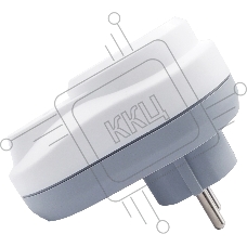 Nilson Сетевой фильтр Роз. 1-местн. с земл. с Type-C+USB  2.4А белый  (40130107)