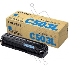 Картридж лазерный Samsung CLT-C503l SU016A голубой для Samsung C3010/C3060 (5000стр.)