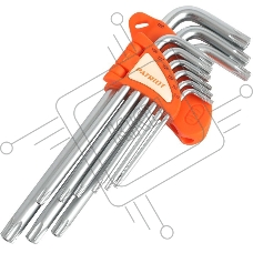 Набор ключей PATRIOT SKТ-9L, TORX, длинные, T10-T50, CRV, 9 шт