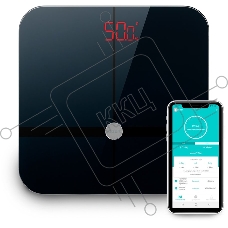 Весы напольные электронные Kitfort KT-807 макс.180кг черный