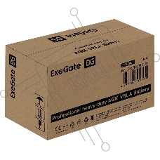 Аккумуляторная батарея ExeGate GP12650 (12V 65Ah, под болт М6)