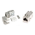 Вставка Keystone Jack KJNE-8P8C-C5e-90-SH-F-WH RJ-45(8P8C),кат.5e,экран.,110 IDC,зад.с пом.NE-TOOL,белая | 46659 | Hyperline