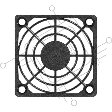 Решетка для вентилятора 60x60 ExeGate EG-060PSB (60x60 мм, пластиковая, квадратная, черная)