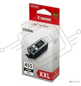 Картридж струйный PGI-455XXL PGBK (8052B001), для Canon PIXMA MG5440/6340, MX924, Черный, 1000 стр