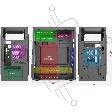 Корпус без блока питания Case Forza mATX case, black, w/o PSU, w/2xUSB3.0, no pwr cord, w/o FAN