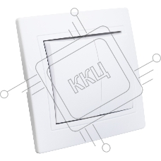 Выключатель 2 кл. скрытой установки 10А 250В IP20, белый (керамика) 