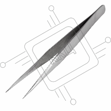 Пинцет прямой 130 мм (блистер) REXANT