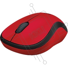 Мышь беспроводная Logitech M220 SILENT красный, 1000 dpi, радиоканал, USB, кнопки - 3