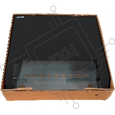 Шкаф коммутационный NTSS (NTSS-SOHO5U-BL) настенный 5U 520x140мм пер.дв.стекл несъемн.бок.пан. 80кг черный