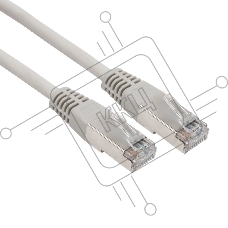 Rexant Пaтч-корд F/UTP, категория 6, RJ45-RJ45, экранированный, PVC серый, 1м