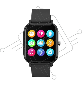 Смарт-часы BQ Watch 2.1 Black-Dark Blue. Процессор : Realtek 8762C / Bluetooth (версия) : 5 / Размер экрана : 1.28