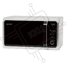 Микроволновая печь Sharp R2852RSL серебристый, 20 л, 800 Вт, переключатели - кнопки/поворотный механизм