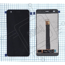 Дисплей для Nokia 2 черный
